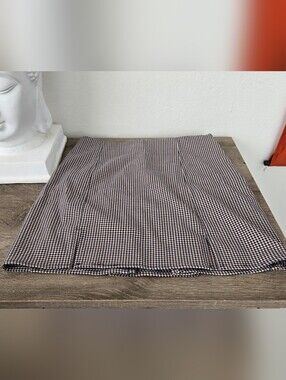 Urban Outfitters Black and White Gingham Mini Skirt